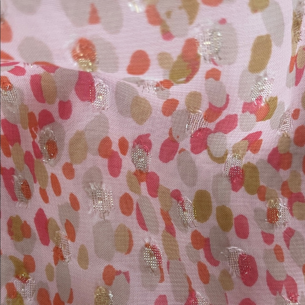 Aqua Multicolor Ruffle Kids Dress - Picture 3 of 4